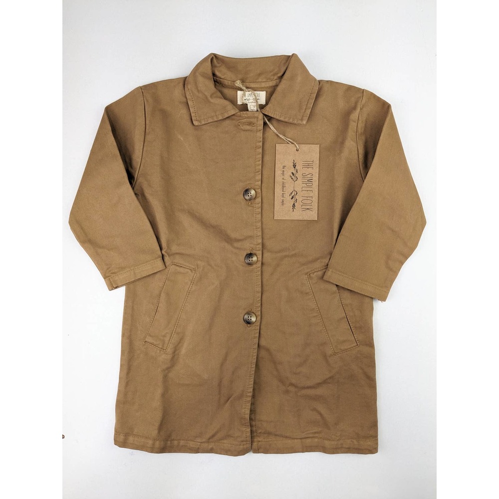 The Simple Folk Camel Trench Coat